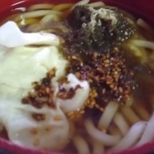 お腹の調子回復に♪トロトロキャベツ卵うどん